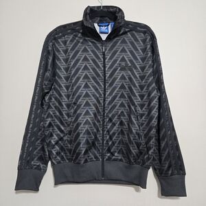 Adidas Originals Mens Black Full Zip Track Jacket Size S